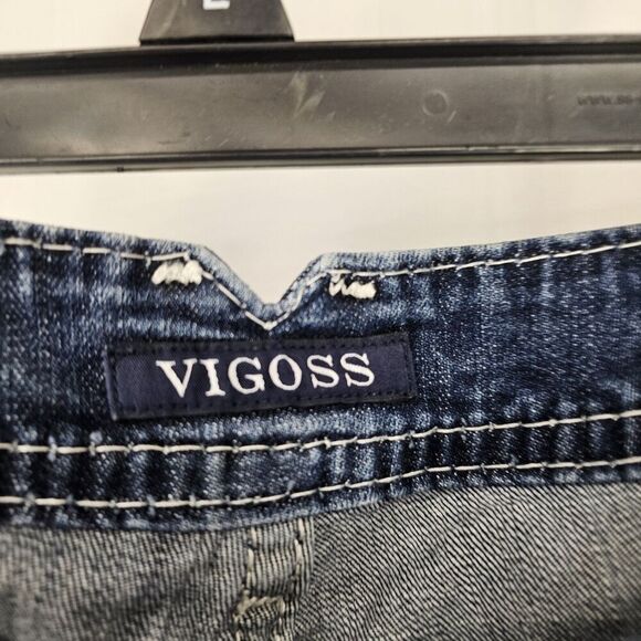 Vigoss The New York Capri Women's Size 1/2 Length 21" Thick Thread Rhinestone - Picture 4 of 8